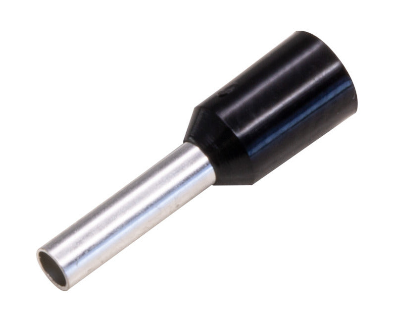 End Sleeve Boot Lace Black 1.5mm2 100 Pack