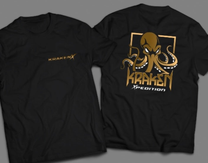 Kraken X Black Unisex Staple Tee (Adult T-Shirt) XXXL