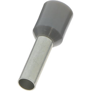 End Sleeve Boot Lace Grey 2.5mm2 100 Pack