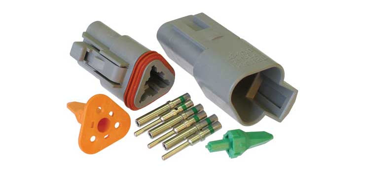 Deutsch DT3-1 Connector Kit (Green Band) 1 Pack