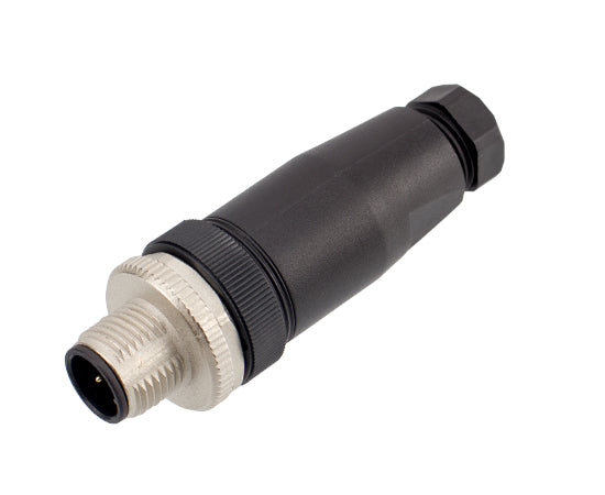 M12 Straight Connector - Male