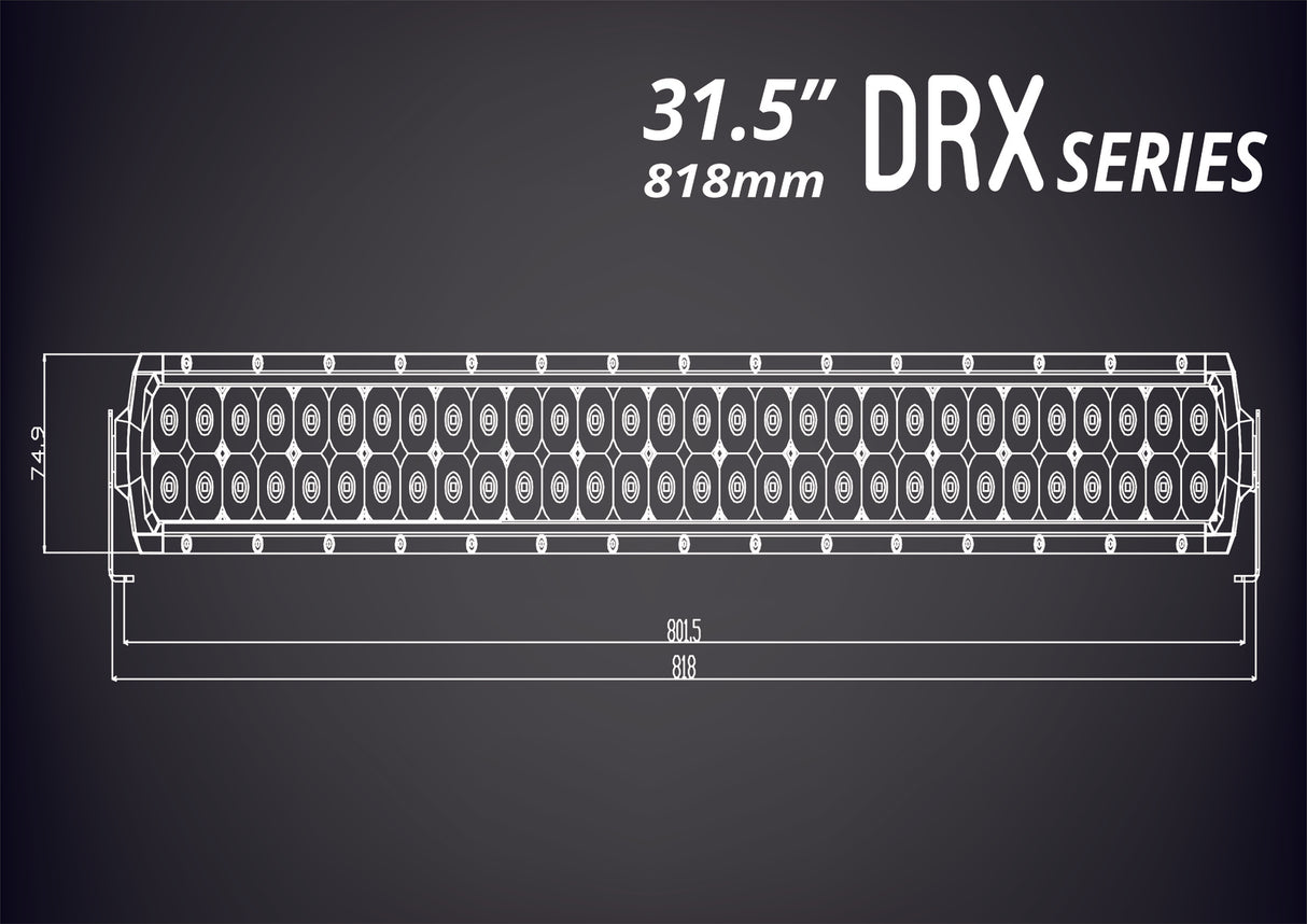 31 " DRX SERIES LED LIGHT BAR