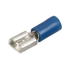 6.3mm Blue Female Nylon Insulated Blade Terminal 100