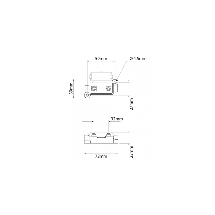 AMI Midi Fuse Holder - Single